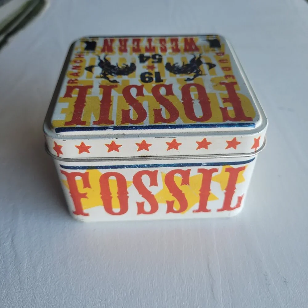 Fossil Collectable 1954 Dude Ranch Watch Tin